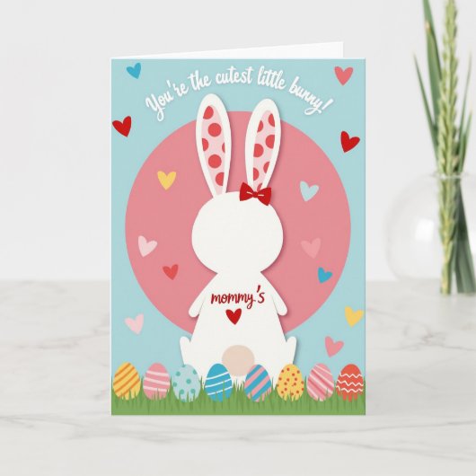 Carte Cutest Bunny Ever Greeting Card (Devant)