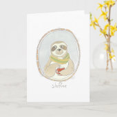 Carte Cutie caféinée | Emplacement (Fleur jaune)