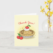 Carte Cutie Pie Anniversaire Fête Enfants Cerise Merci (Fleur jaune)