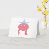 Carte Cutiful Kids Art Design Fairy Rose Bleu (Fleur jaune)