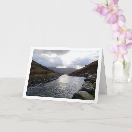 Carte Cwm Llan, Snowdonia, Wales, Royaume-Uni (Orchidée)