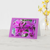 Carte cyclamène (Fleur jaune)