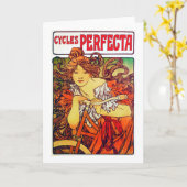 Carte Cycles Perfecta, Mucha (Fleur jaune)