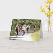 CARTE CYCLISME (Fleur jaune)