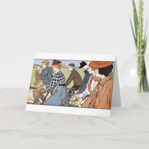 Carte Cyclisme, Bicyclettes, Van Caspel