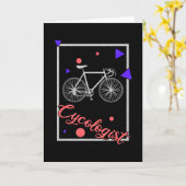Carte Cycologue Funny Psychology Bike (Fleur jaune)