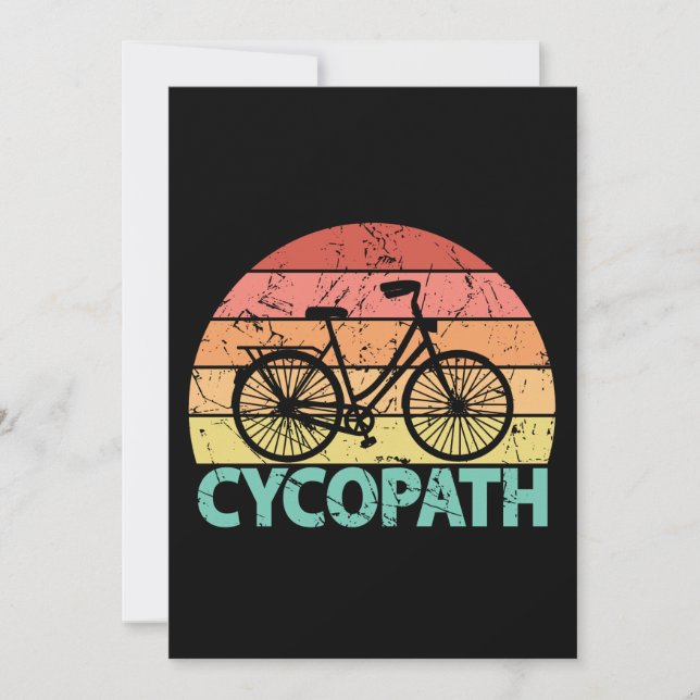 Carte Cycopath amusant vélo (Devant)