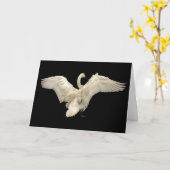 Carte Cygne (Fleur jaune)