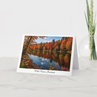 Carte Cygne d'automne