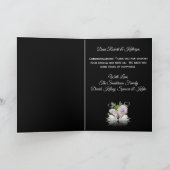 Carte Cygnes Personnalisés Mariage/Anniversaire (Intérieur)