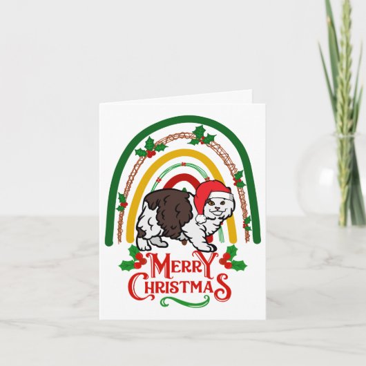 Carte Cymric Chat Joyeux Noël (Devant)
