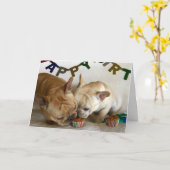 Carte D & D Anniversaire (Fleur jaune)