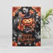 Carte d’Halloween Jack O’Lantern (Debout devant)