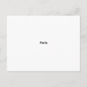 Carte d’invitation de mariage élégante et personna briefkaart (Voorkant)