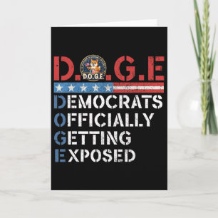 Carte D.o.g.e Doge Département de l'efficacité gouvernem