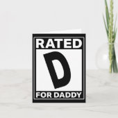 Carte D Pour Daddy Funny Fête des pères (Devant)