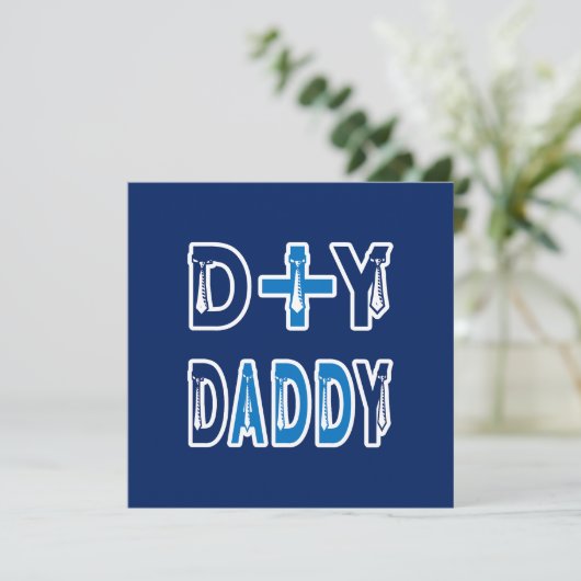 Carte d + y = dADDy (Debout devant)