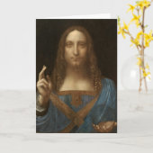 Carte Da Vinci, Sauveur du Monde, Salvator Mundi (Fleur jaune)