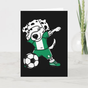Carte Dab Dalmatien Nigeria Supporters de football Maill