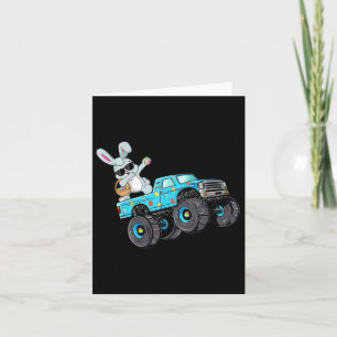 Carte Dabbing Bunny Joyeux Monster de Pâques Amateurs de