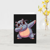 Carte Dabbing Hip  (Fleur jaune)