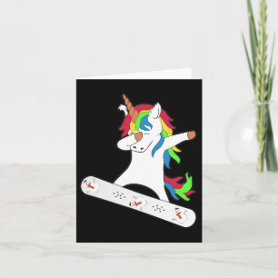 Carte Dabbing Unicorne Snowboard Snowboard Unicornes Gi