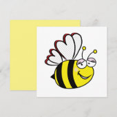 Carte d'abeille pour toute occasion (Devant / Derrière)