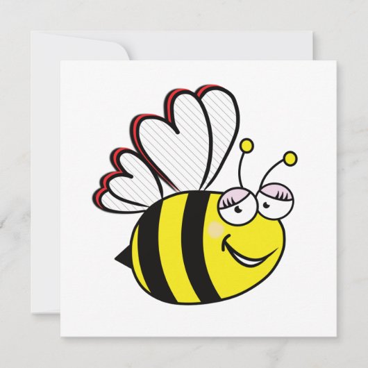 Carte d'abeille pour toute occasion (Devant)