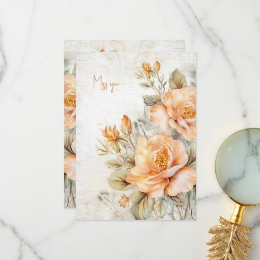 Carte d'absence (Devant/Arrière en situation)