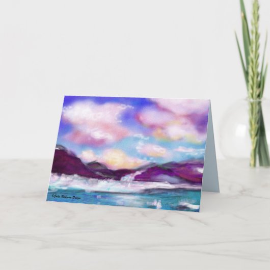 Carte d'abstraction en Alaska (Devant)