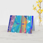 Carte d'abstraction en design (Fleur jaune)