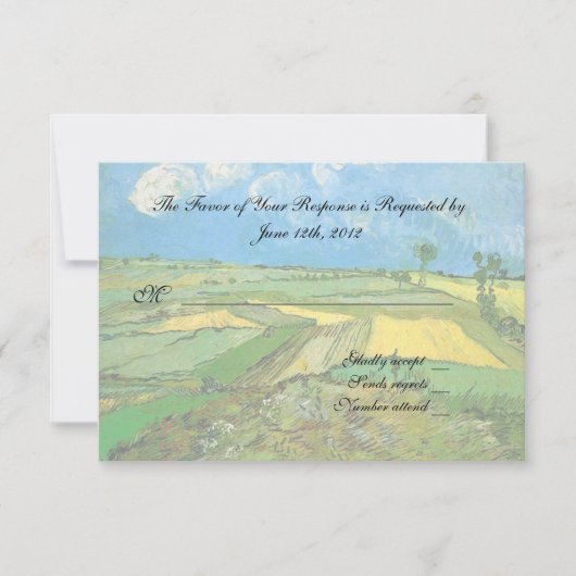 carte d'acceptation de mariage (Devant)