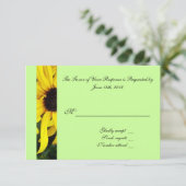 carte d'acceptation de mariage RSVP (Debout devant)