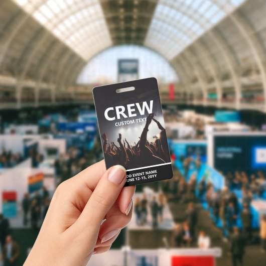 Carte d'accès à l'événement Concert Badge d'équipa (Conférence)