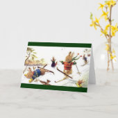 Carte d'accident de ski (Fleur jaune)