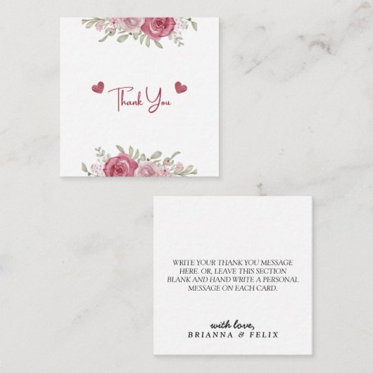 Carte d'accompagnement (Devant / Derrière)