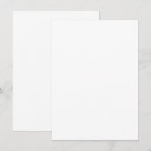 Carte d'accompagnement (Devant / Derrière)