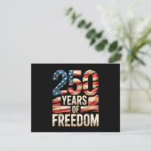 Carte D'accompagnement 250 Years of Freedom (Debout devant)