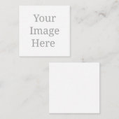 Carte D'accompagnement 2,5" x 2,5" (Devant / Derrière)