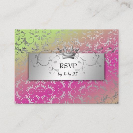 Carte D'accompagnement 311-Silver Divine | Lime de fraise (Devant)