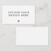 Carte D'accompagnement 3,5" x 2" (Devant / Derrière)