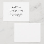 Carte D'accompagnement 3.5" x 2.5" Enclosure Cards (Devant / Derrière)