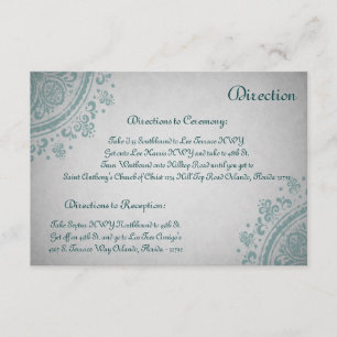 Carte D'accompagnement 3.5 x 5 Direction Card Nuit en Inde