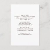 Carte D'accompagnement 3D Floral Wreath Details (Dos)