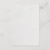 Carte D'accompagnement 3D Roses Wildflowers White (Dos)