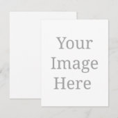 Carte D'accompagnement 4.25" x 5.5" (Devant / Derrière)