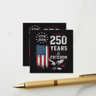 Carte D'accompagnement 4 juillet Amérique Drapeau américain Patriotique