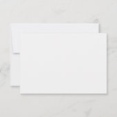 Carte d'accompagnement à détails floraux simples m (Dos)