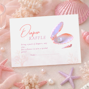 Carte D'accompagnement À la mer bientôt esthétique corail violet tombola
