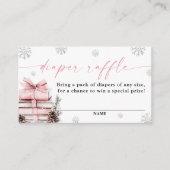 Carte D'accompagnement A New Chapter Begins Baby Shower, Diaper Raffle (Devant)